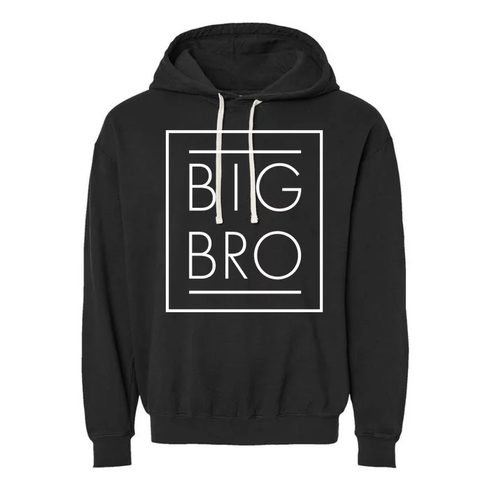 Big Bro New Baby Sibling Garment-Dyed Fleece Hoodie