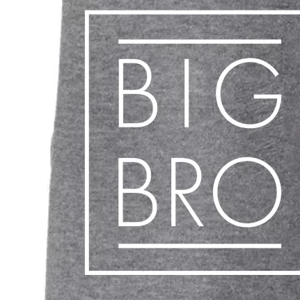 Big Bro New Baby Sibling Doggie 3-End Fleece Hoodie