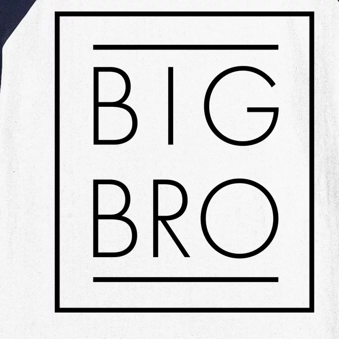 Big Bro New Baby Sibling Baseball Sleeve Shirt