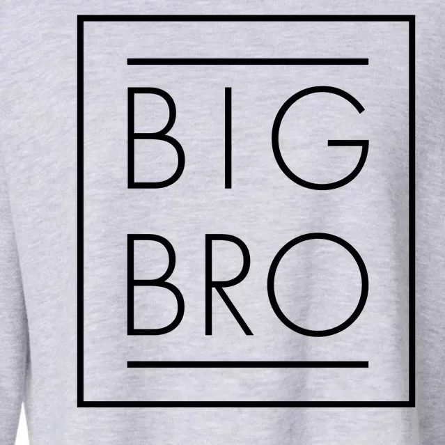 Big Bro New Baby Sibling Cropped Pullover Crew