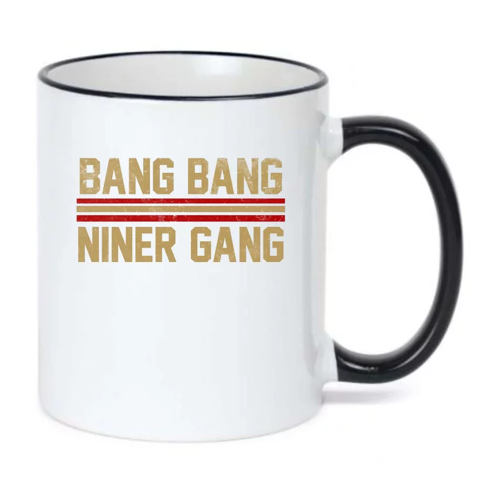 Bang Bang Niner Gang San Francisco Black Color Changing Mug