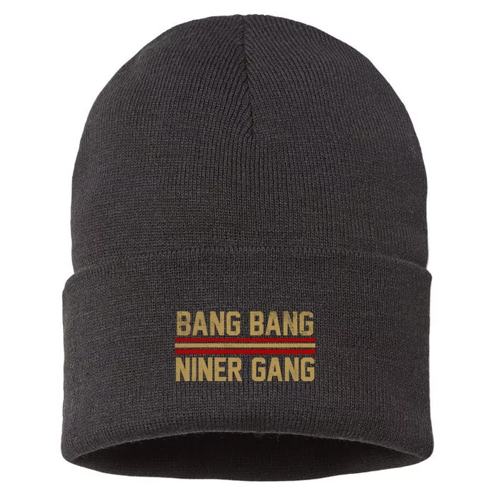 Bang Bang Niner Gang San Francisco Sustainable Knit Beanie