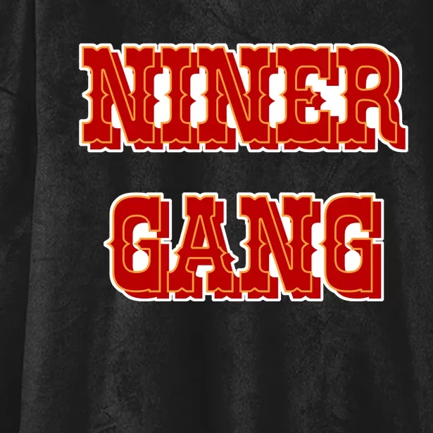 Bang Bang Niner Gang San Francisco Hooded Wearable Blanket