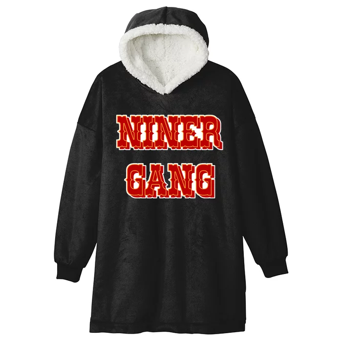 Bang Bang Niner Gang San Francisco Hooded Wearable Blanket