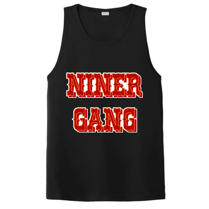 Bang Bang Niner Gang San Francisco Performance Tank