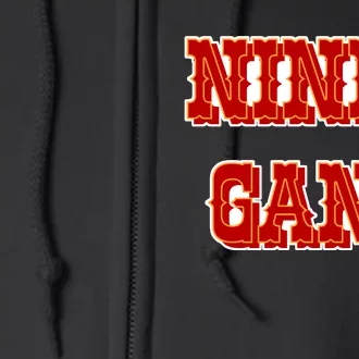 Bang Bang Niner Gang San Francisco Full Zip Hoodie