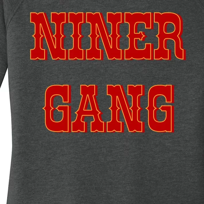 Bang Bang Niner Gang Women's Perfect Tri Tunic Long Sleeve Shirt