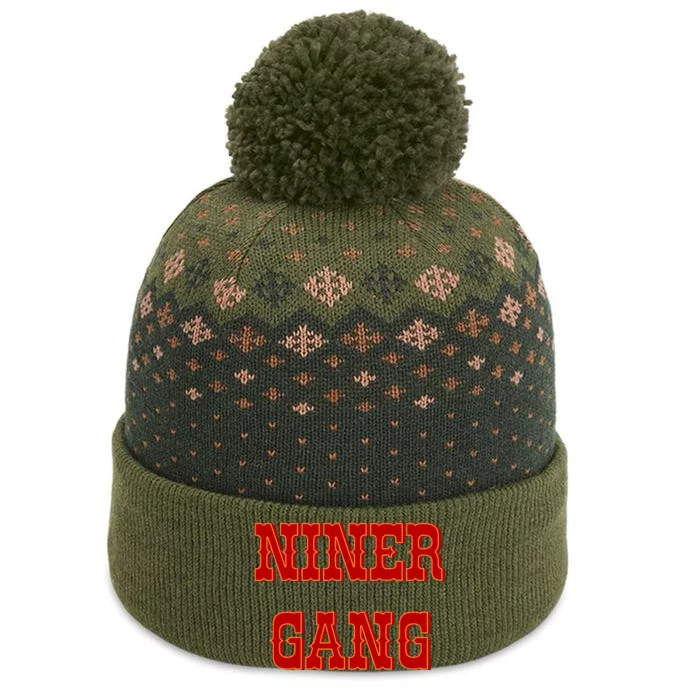 Bang Bang Niner Gang The Baniff Cuffed Pom Beanie