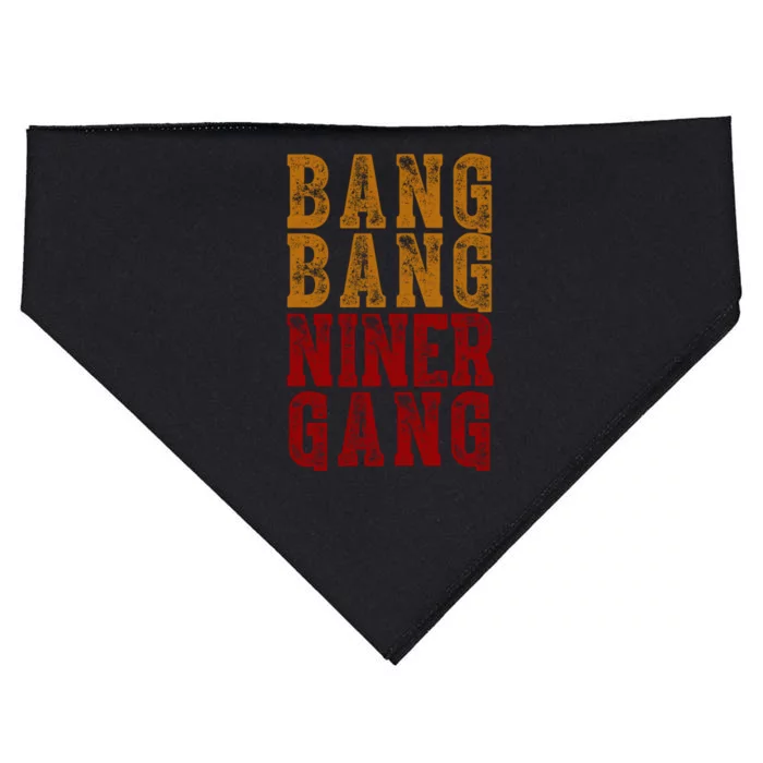 Bang Bang Niner Gang Vintage USA-Made Doggie Bandana