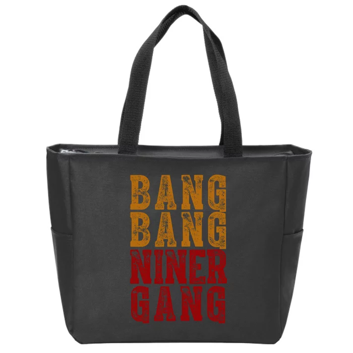 Bang Bang Niner Gang Vintage Zip Tote Bag