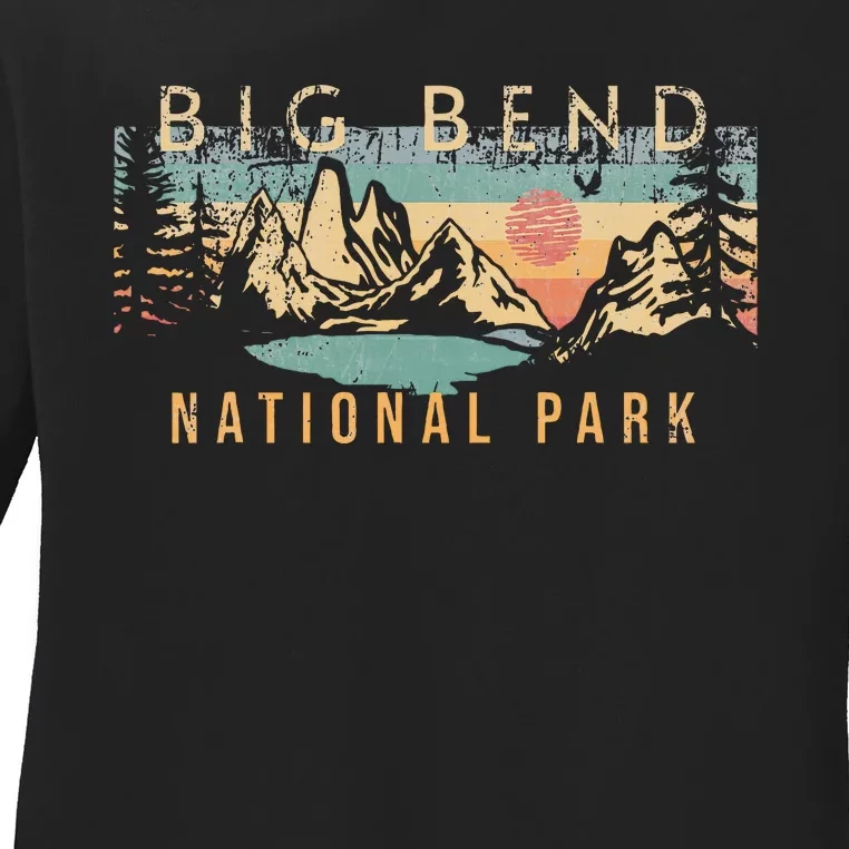 Big Bend National Park Ladies Long Sleeve Shirt