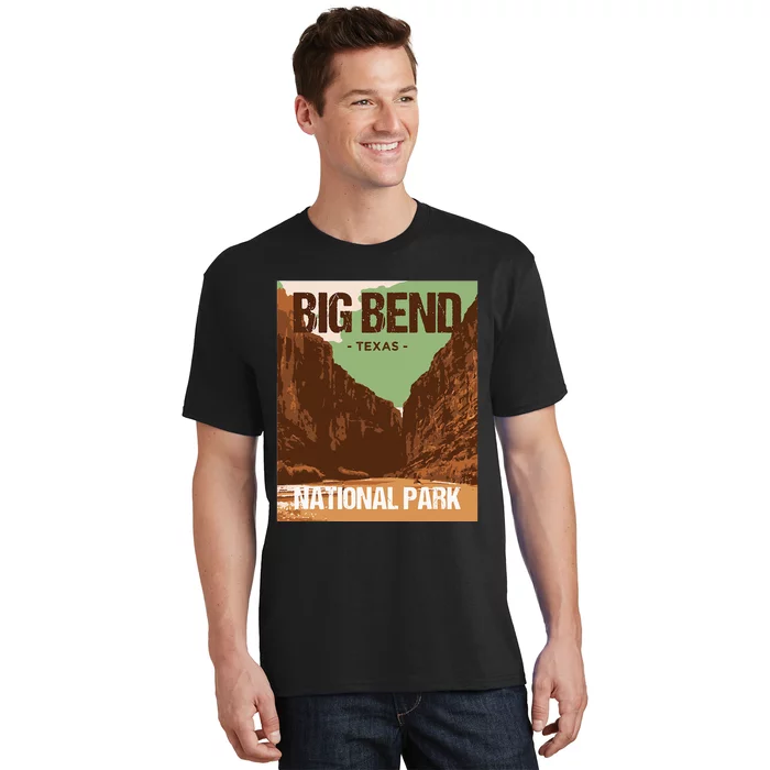 Big Bend National Park Texas Poster Design T-Shirt