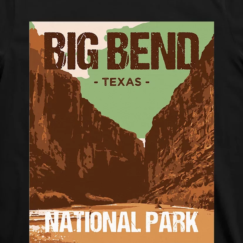 Big Bend National Park Texas Poster Design T-Shirt