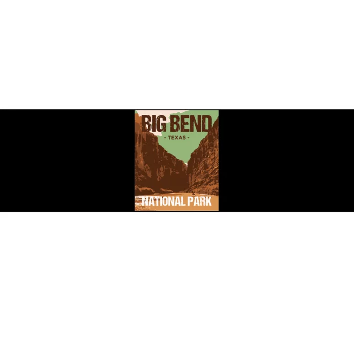 Big Bend National Park Texas Poster Design Bumper Sticker