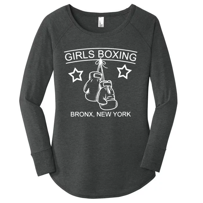 Boxing Bronx NY Rachel Costume Women's Perfect Tri Tunic Long Sleeve Shirt