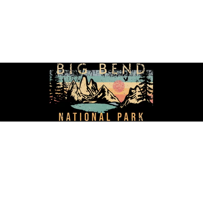 Big Bend National Park Bumper Sticker