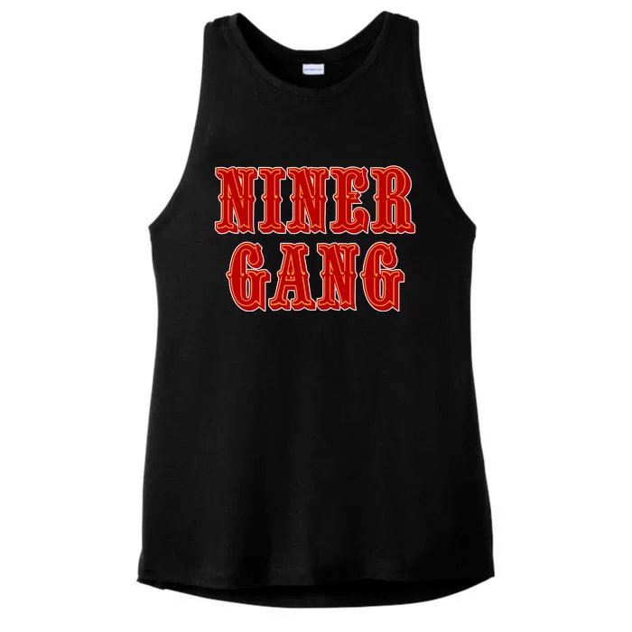 Bang Bang Niner Gang San Francisco Ladies Tri-Blend Wicking Tank