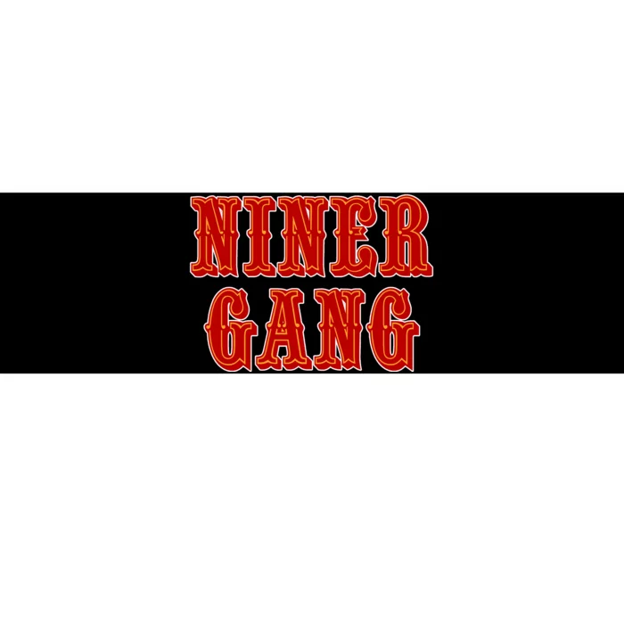 Bang Bang Niner Gang San Francisco Bumper Sticker