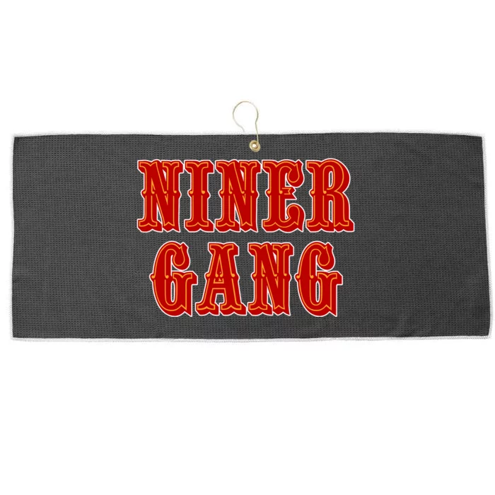 Bang Bang Niner Gang San Francisco Large Microfiber Waffle Golf Towel