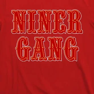 Bang Bang Niner Gang 49ers T Shirt Women's 49ers Gifts for Her