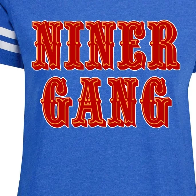 Bang Bang Niner Gang San Francisco Enza Ladies Jersey Football T-Shirt