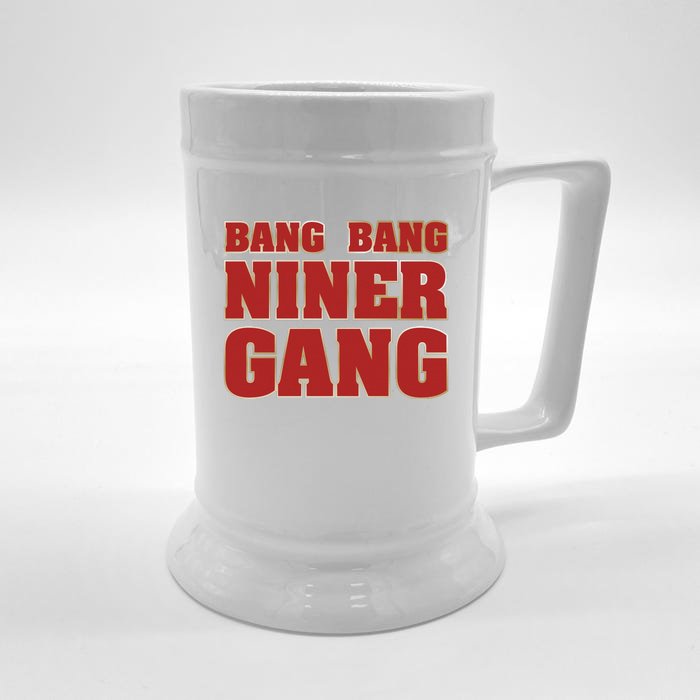 Bang Bang Niner Gang Front & Back Beer Stein