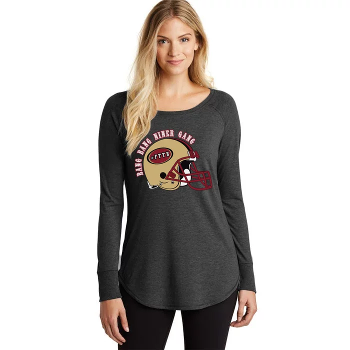 Bang Bang Niner Gang Women's Perfect Tri Tunic Long Sleeve Shirt