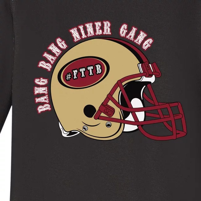 Bang Bang Niner Gang Baby Long Sleeve Bodysuit