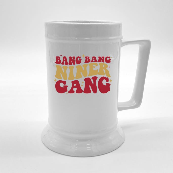 Bang Bang Niner Gang San Francisco Football Front & Back Beer Stein