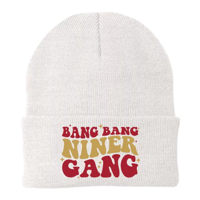 Bang Bang Niner Gang San Francisco Football Knit Cap Winter Beanie