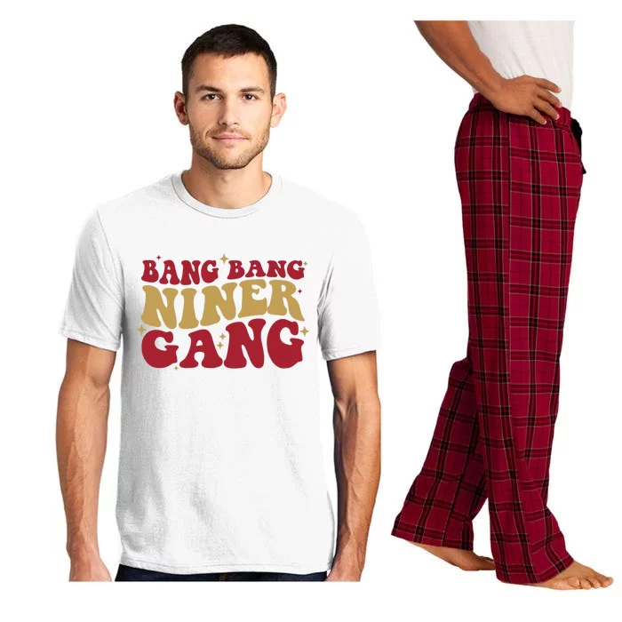 Bang Bang Niner Gang San Francisco Football Pajama Set