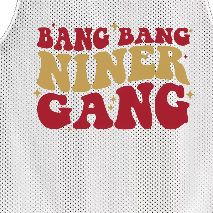 Bang Bang Niner Gang San Francisco Football Mesh Reversible Basketball Jersey Tank