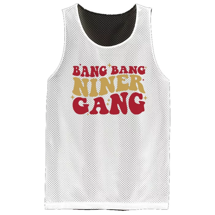 Bang Bang Niner Gang San Francisco Football Mesh Reversible Basketball Jersey Tank