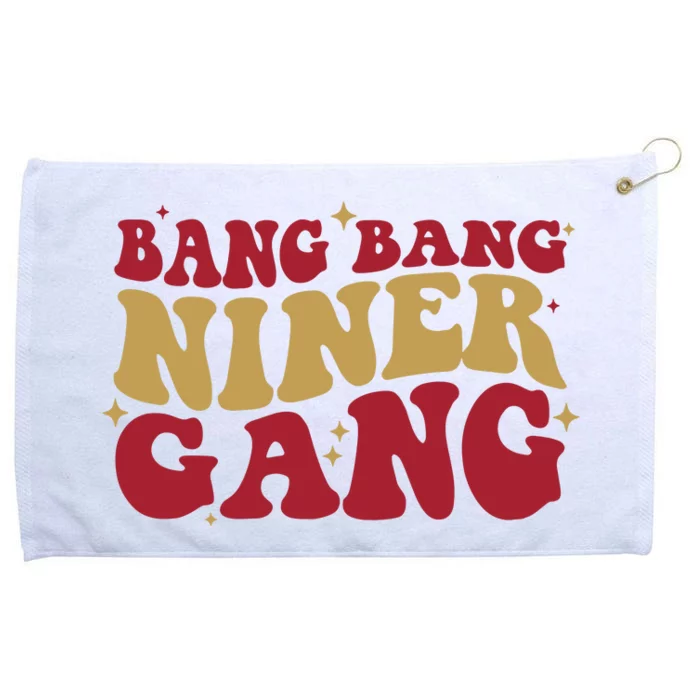 Bang Bang Niner Gang San Francisco Football Grommeted Golf Towel