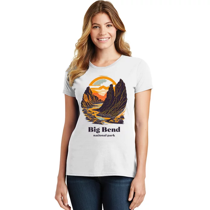 Big Bend National Park Texas Cool Vintage Style Women's T-Shirt