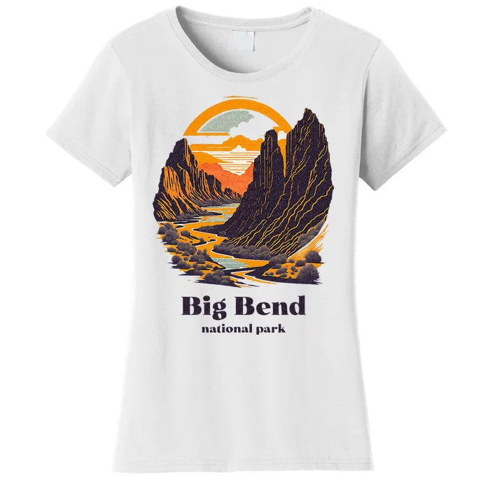 Big Bend National Park Texas Cool Vintage Style Women's T-Shirt