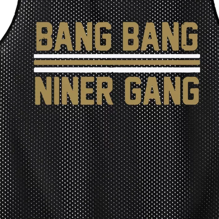 Bang Bang Niner Gang San Francisco Mesh Reversible Basketball Jersey Tank