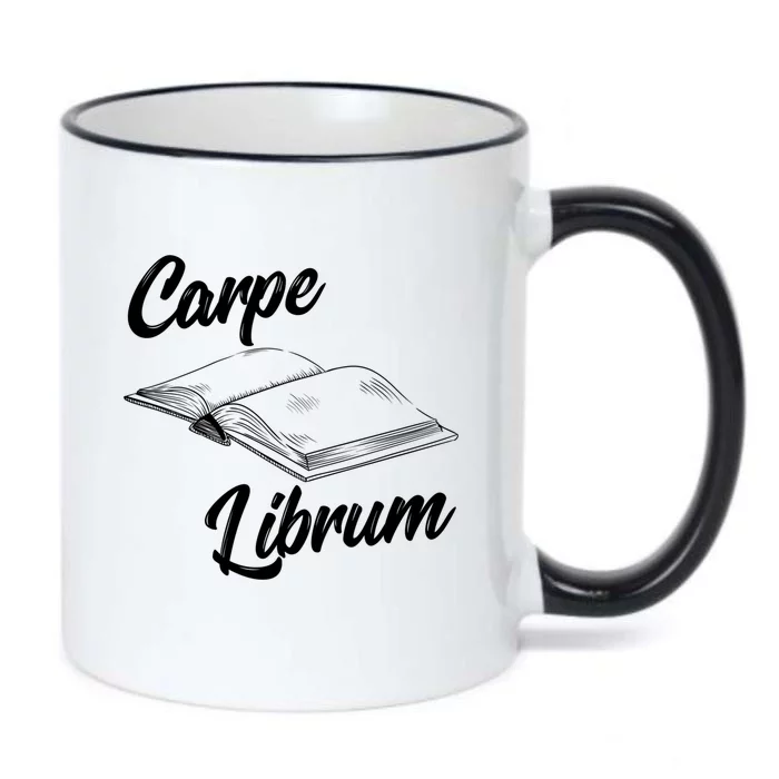 Bibliophile Book Nerd Carpe Librum Cool Gift Black Color Changing Mug