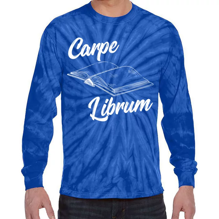 Bibliophile Book Nerd Carpe Librum Cool Gift Tie-Dye Long Sleeve Shirt