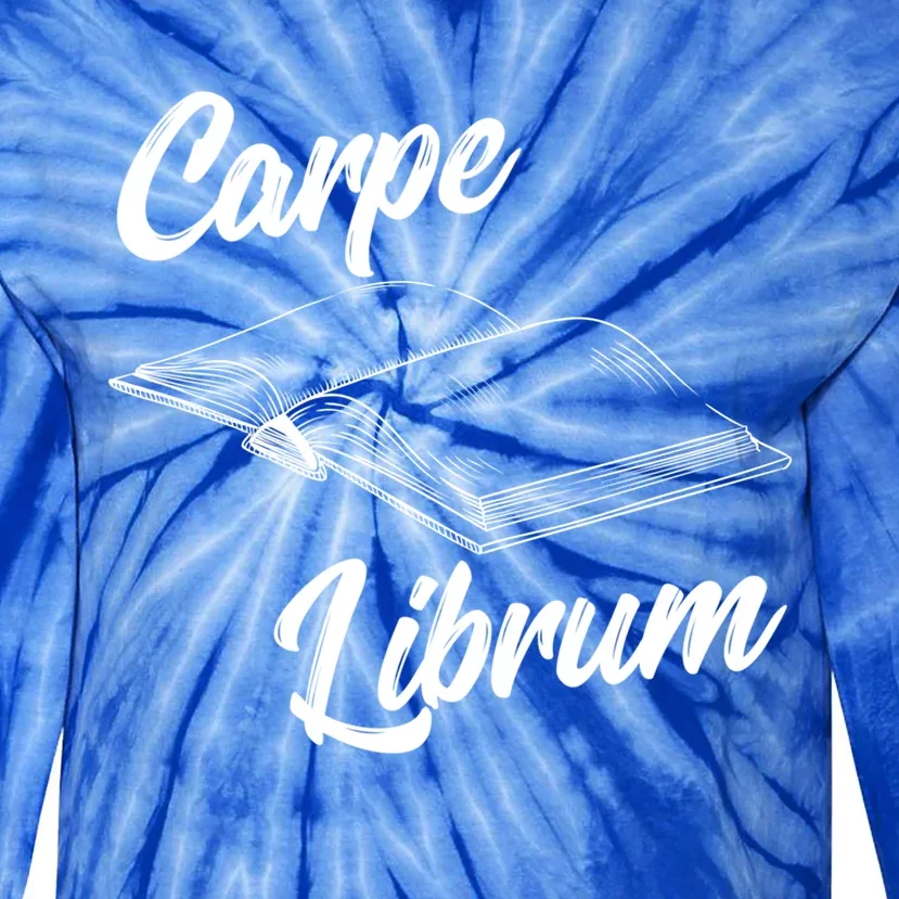 Bibliophile Book Nerd Carpe Librum Cool Gift Tie-Dye Long Sleeve Shirt