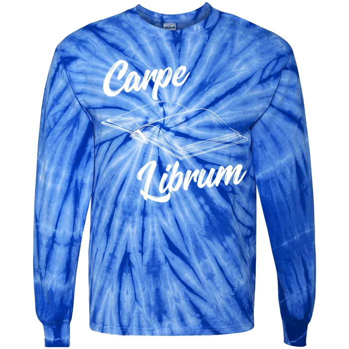 Bibliophile Book Nerd Carpe Librum Cool Gift Tie-Dye Long Sleeve Shirt