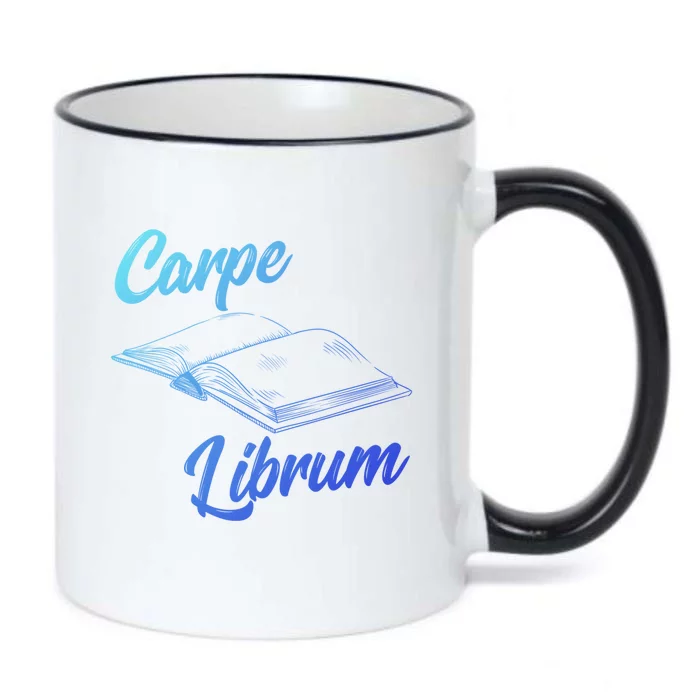 Bibliophile Book Nerd Carpe Librum Gift Black Color Changing Mug