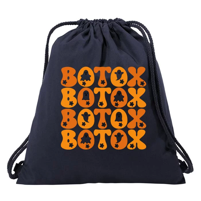 Botox Boo Nurse Halloween Drawstring Bag