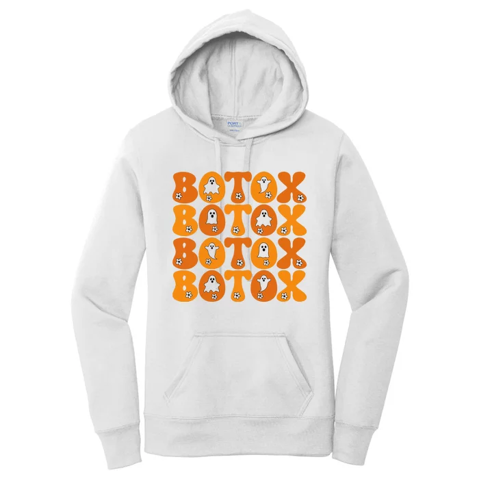 Botox Boo Nurse Halloween Women's Pullover Hoodie