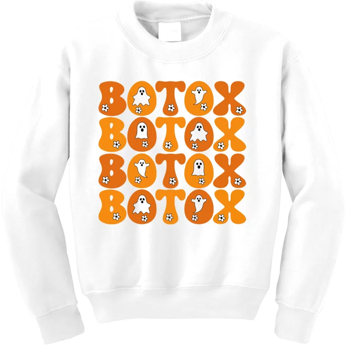 Botox Boo Nurse Halloween Kids Sweatshirt