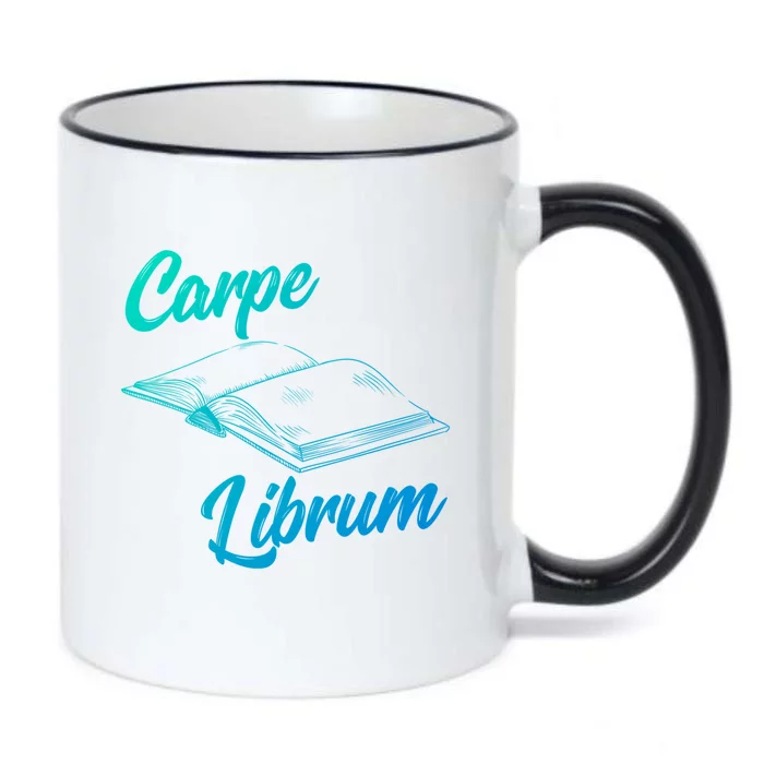 Bibliophile Book Nerd Carpe Librum Gift Black Color Changing Mug