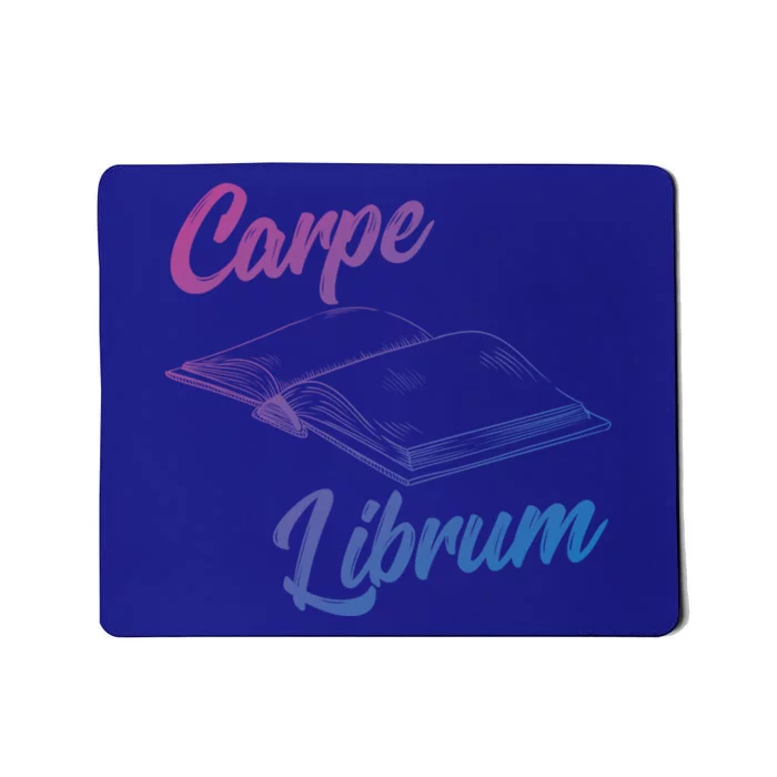 Bibliophile Book Nerd Carpe Librum Gift Mousepad