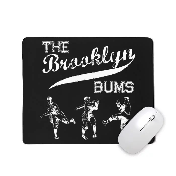 Brooklyn Bums New York Baseball Fan Retro Vintage Mousepad