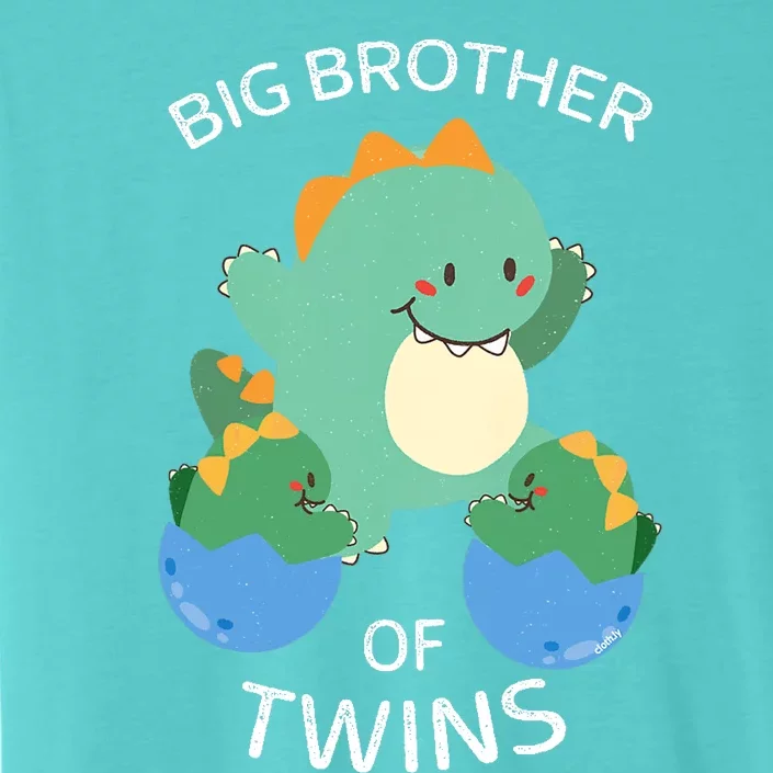 Big Brother Of Twins Dinosaur Twin ChromaSoft Performance T-Shirt