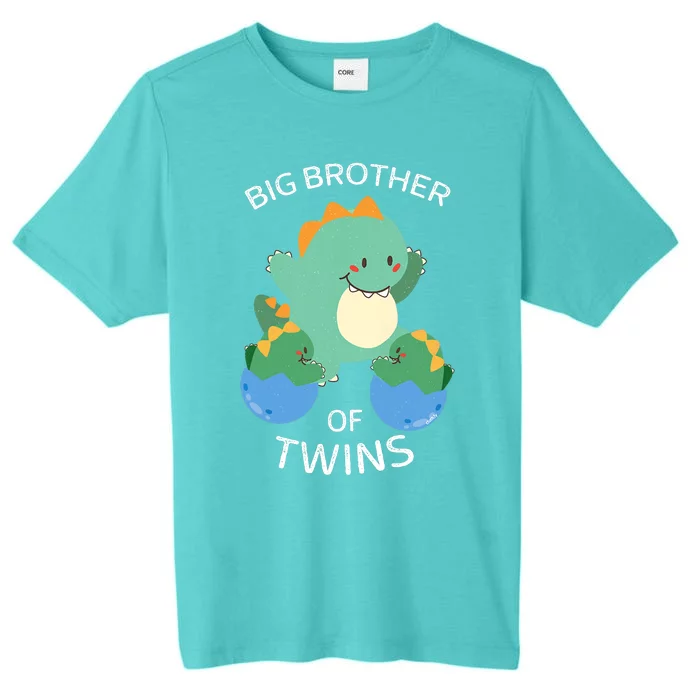 Big Brother Of Twins Dinosaur Twin ChromaSoft Performance T-Shirt